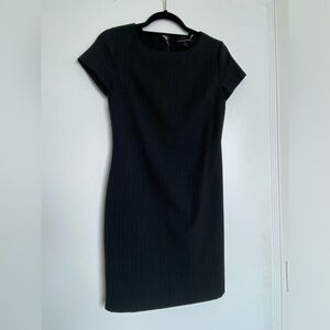 Banana Republic Black Pinstripe Short Dress